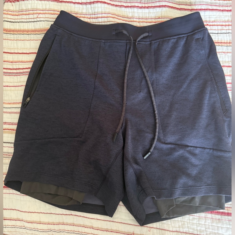 lululemon athletica Navy Blue Athletic Shorts